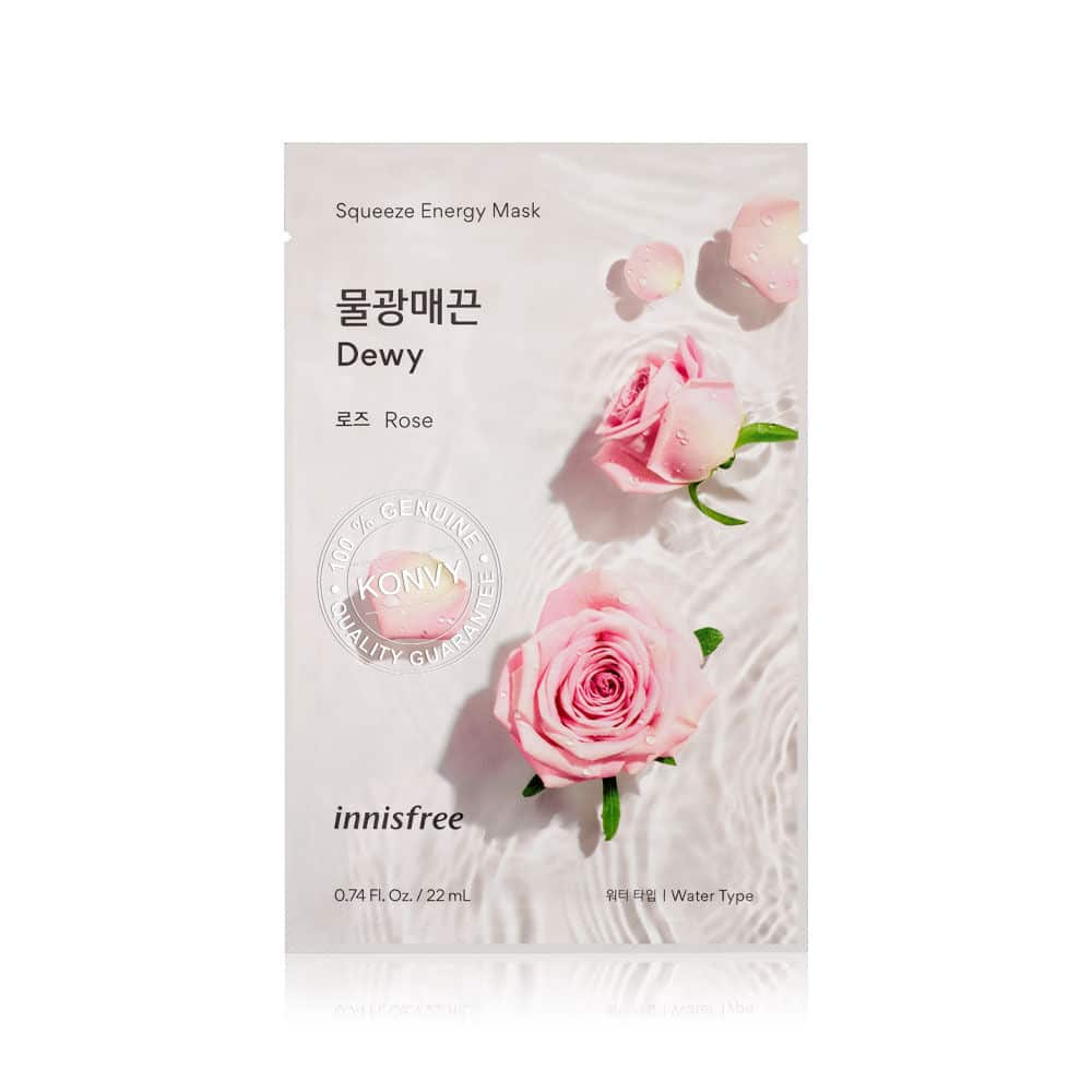 Innisfree Squeeze ENERGY MASK - Rose EX