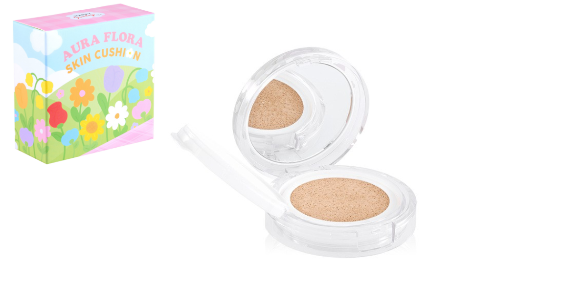 Happy Sunday Aura Flora Skin Cushion